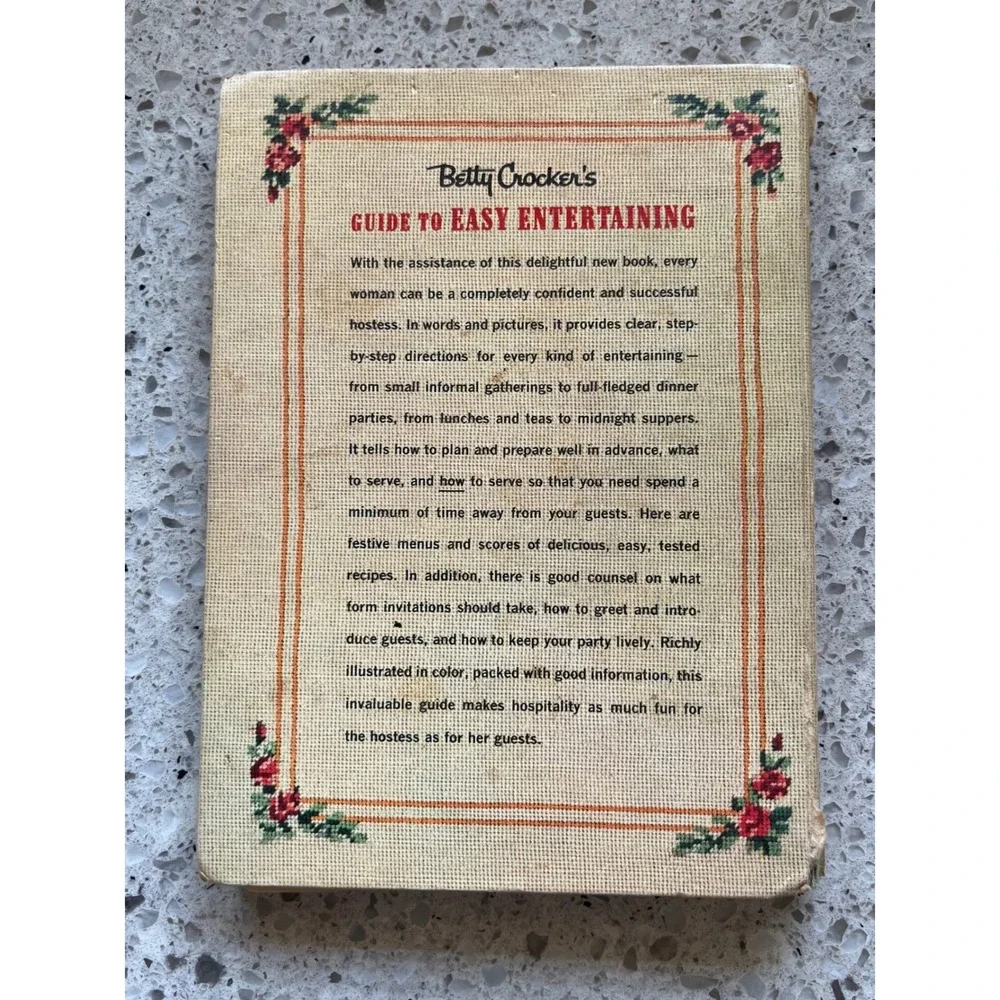 1959 Betty Crocker Guide to Easy Entertaining First Edition Peter Spier Vintage
